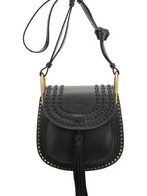 Женская сумочка чёрная из натуральной кожи